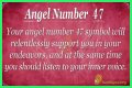
ANGEL NUMBER 47
