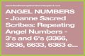 
Repeating Angel Numbers - 3's and 6's  (3366, 3636, 6633, 6363 etc)
